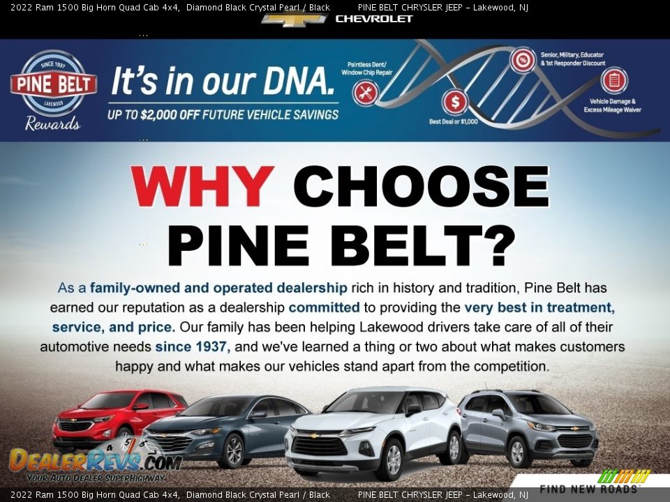 Dealer Info of 2022 Ram 1500 Big Horn Quad Cab 4x4 Photo #11