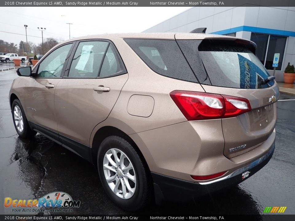 2018 Chevrolet Equinox LS AWD Sandy Ridge Metallic / Medium Ash Gray Photo #4