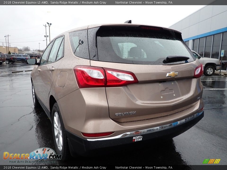 2018 Chevrolet Equinox LS AWD Sandy Ridge Metallic / Medium Ash Gray Photo #5