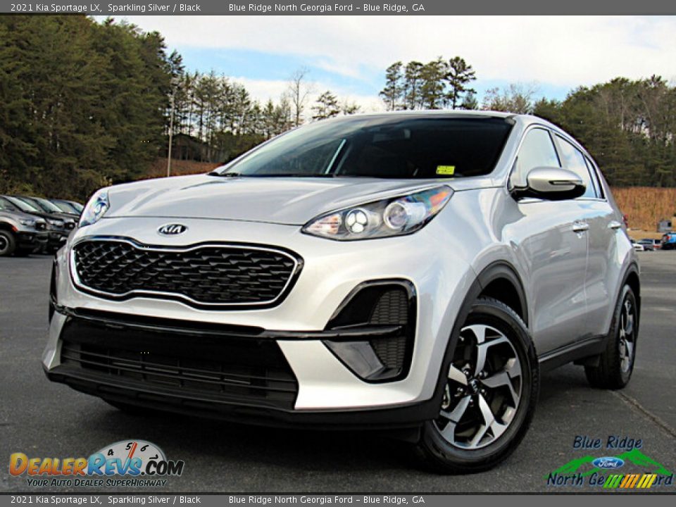 2021 Kia Sportage LX Sparkling Silver / Black Photo #1