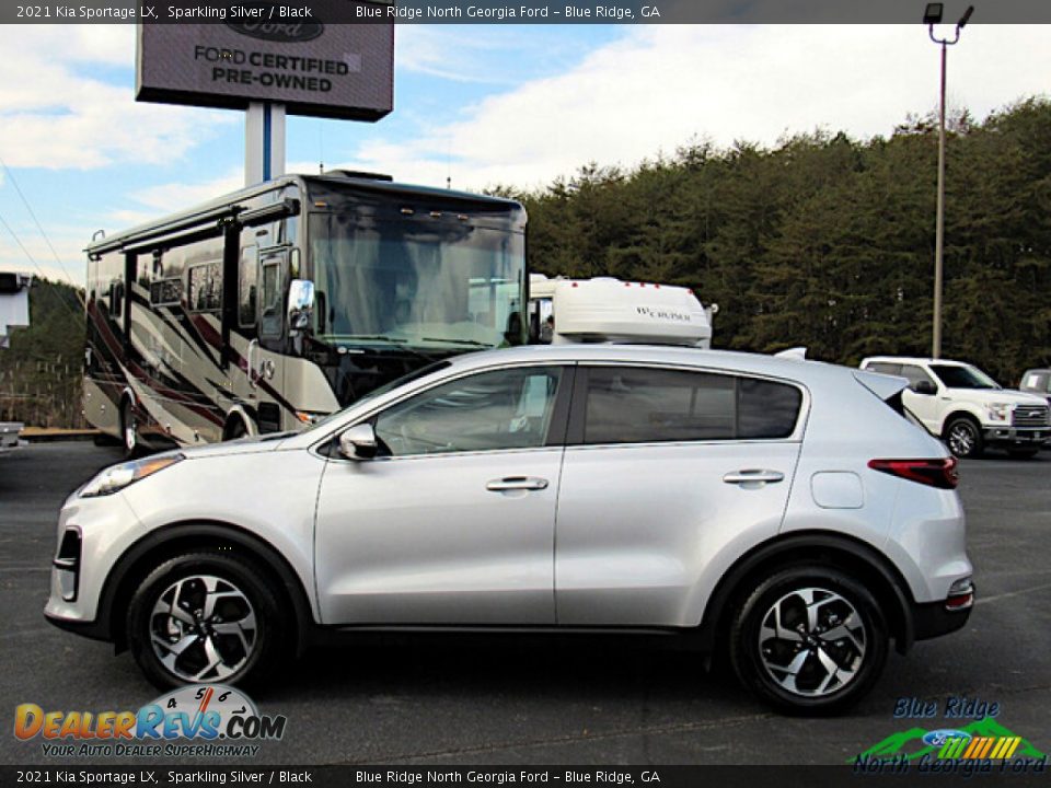 2021 Kia Sportage LX Sparkling Silver / Black Photo #2