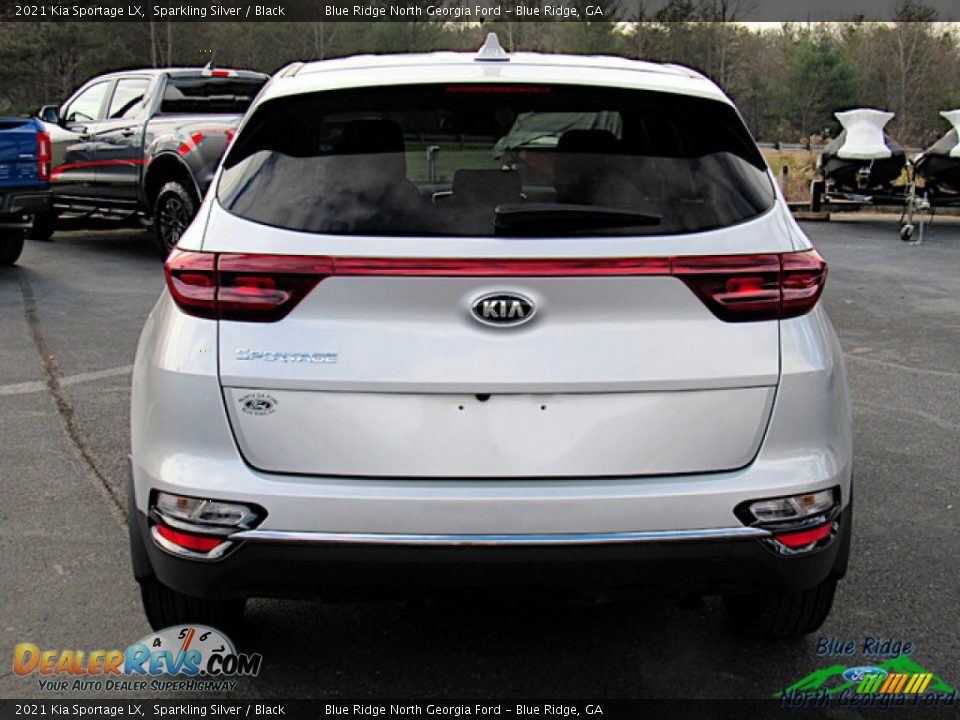 2021 Kia Sportage LX Sparkling Silver / Black Photo #4