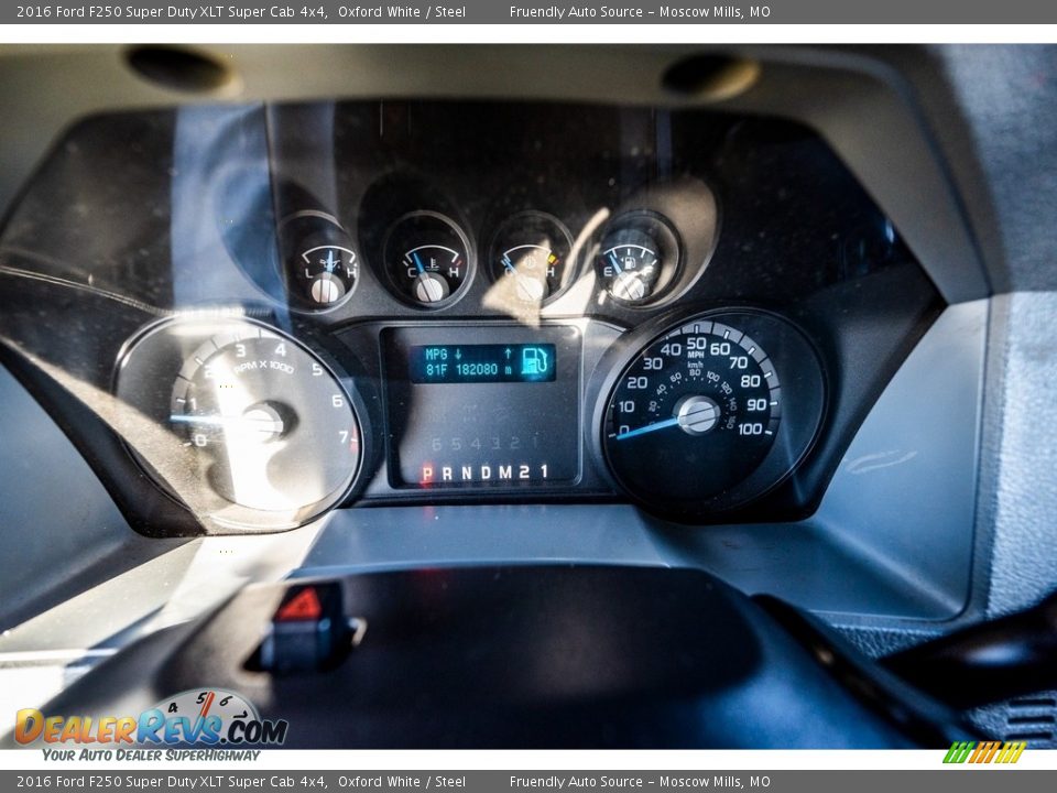 2016 Ford F250 Super Duty XLT Super Cab 4x4 Oxford White / Steel Photo #34