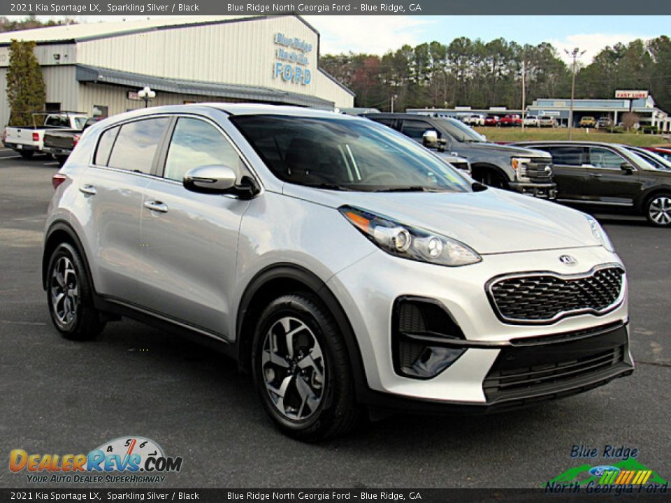 2021 Kia Sportage LX Sparkling Silver / Black Photo #7