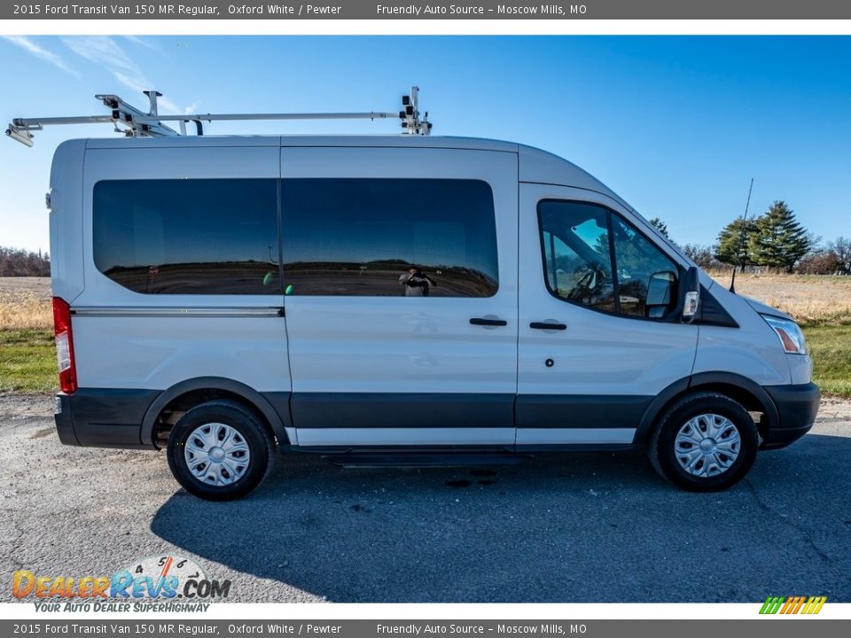 2015 Ford Transit Van 150 MR Regular Oxford White / Pewter Photo #3