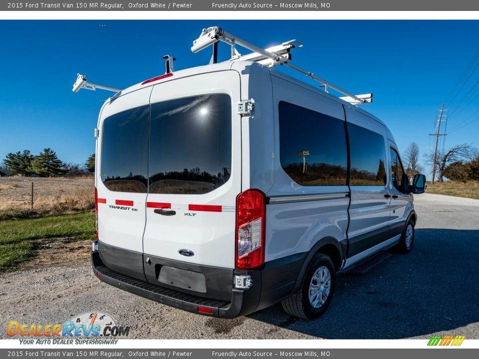 2015 Ford Transit Van 150 MR Regular Oxford White / Pewter Photo #4