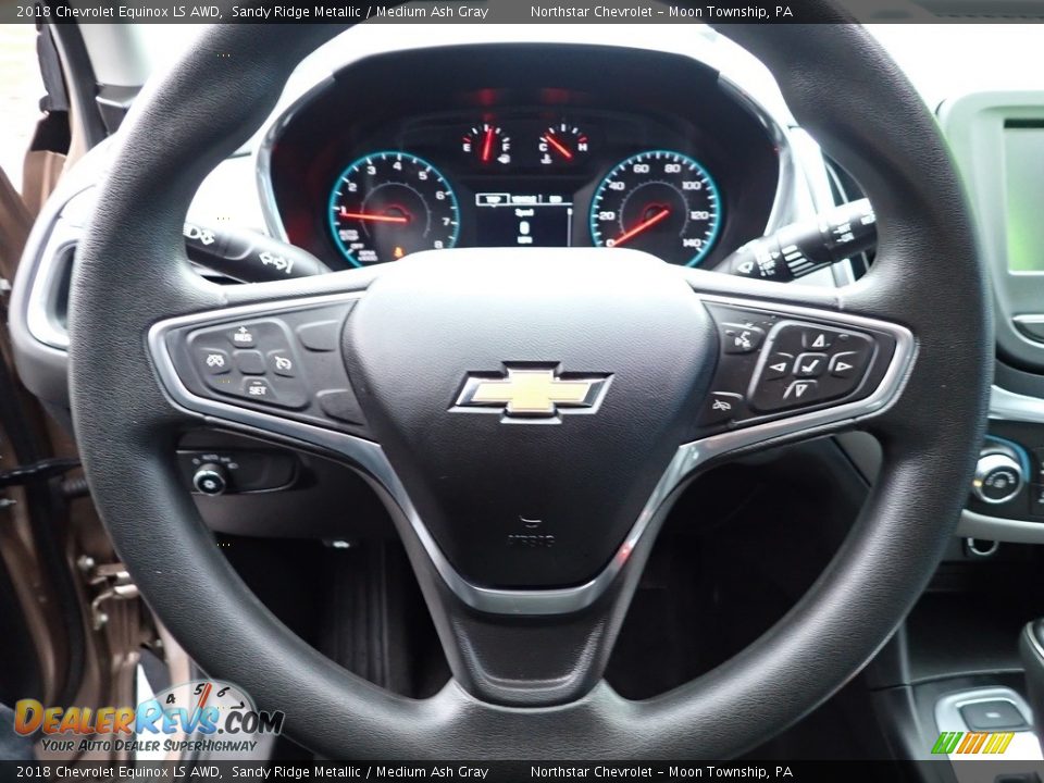 2018 Chevrolet Equinox LS AWD Sandy Ridge Metallic / Medium Ash Gray Photo #26