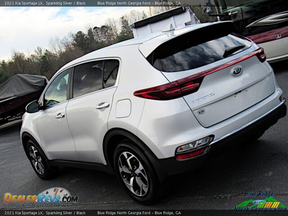 2021 Kia Sportage LX Sparkling Silver / Black Photo #25