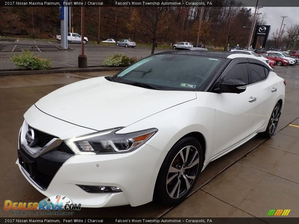 2017 Nissan Maxima Platinum Pearl White / Charcoal Photo #7