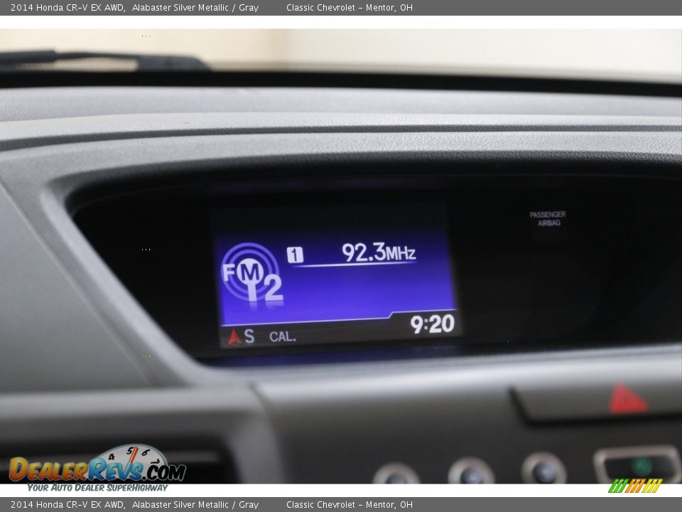 2014 Honda CR-V EX AWD Alabaster Silver Metallic / Gray Photo #10