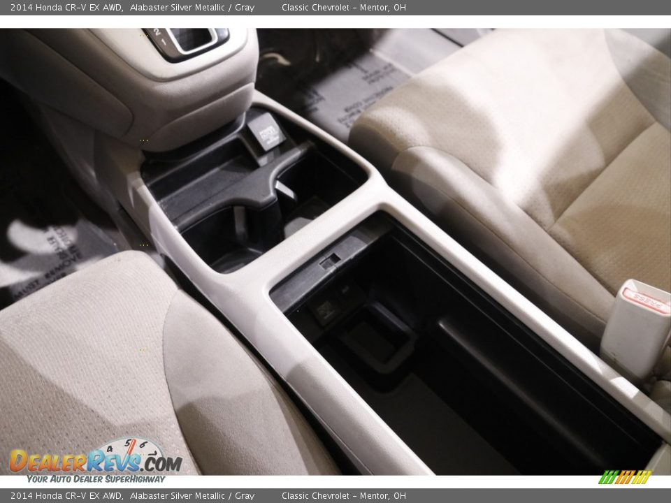 2014 Honda CR-V EX AWD Alabaster Silver Metallic / Gray Photo #13