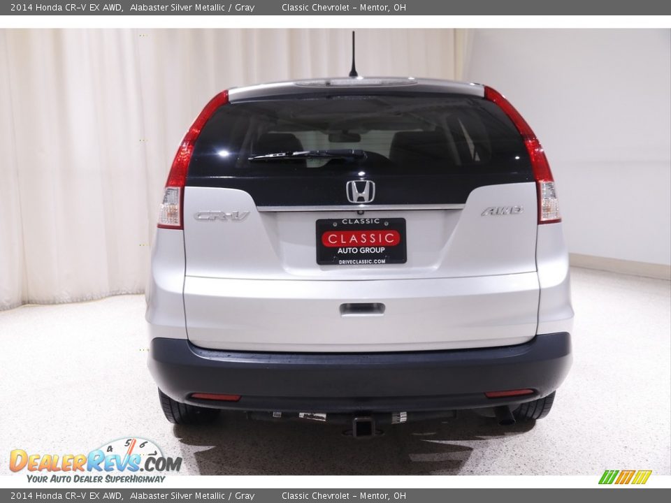 2014 Honda CR-V EX AWD Alabaster Silver Metallic / Gray Photo #18