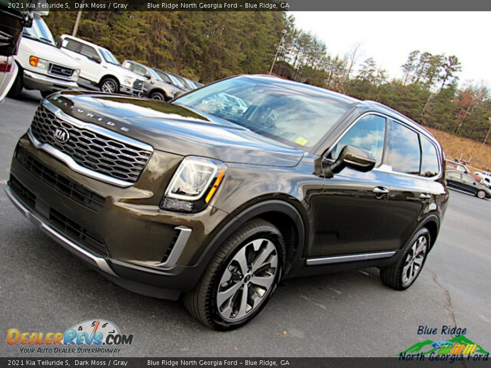 2021 Kia Telluride S Dark Moss / Gray Photo #26