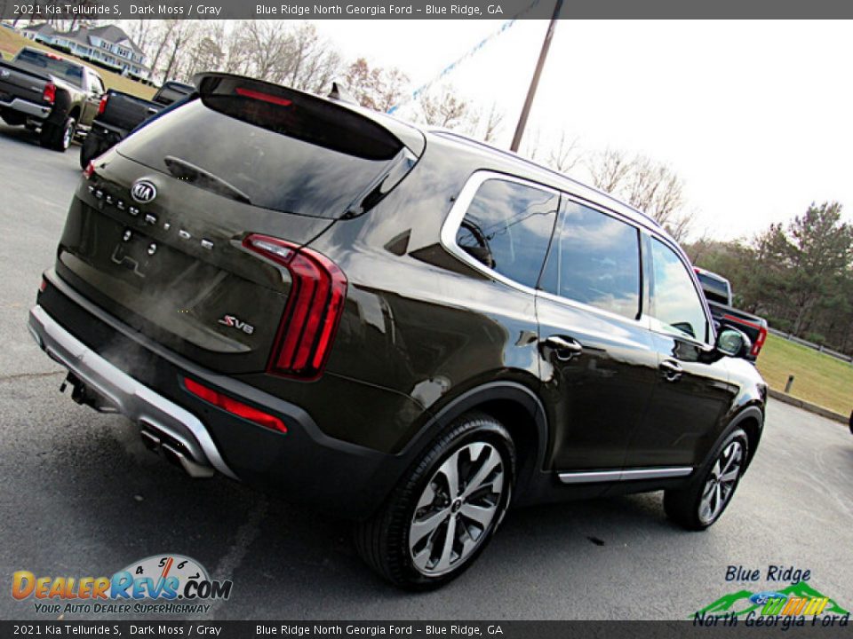 2021 Kia Telluride S Dark Moss / Gray Photo #28