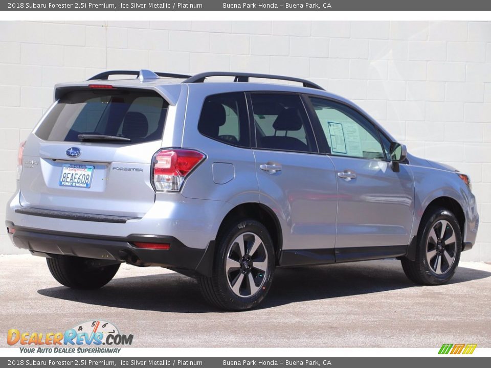 2018 Subaru Forester 2.5i Premium Ice Silver Metallic / Platinum Photo #5