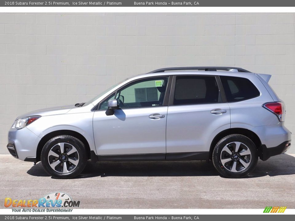 2018 Subaru Forester 2.5i Premium Ice Silver Metallic / Platinum Photo #9