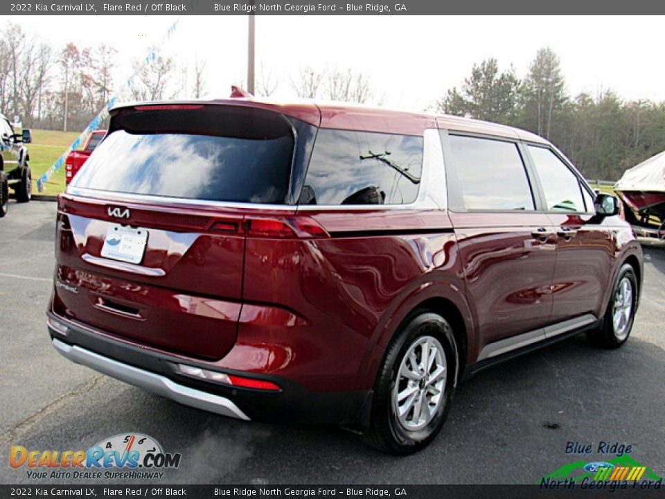 2022 Kia Carnival LX Flare Red / Off Black Photo #5