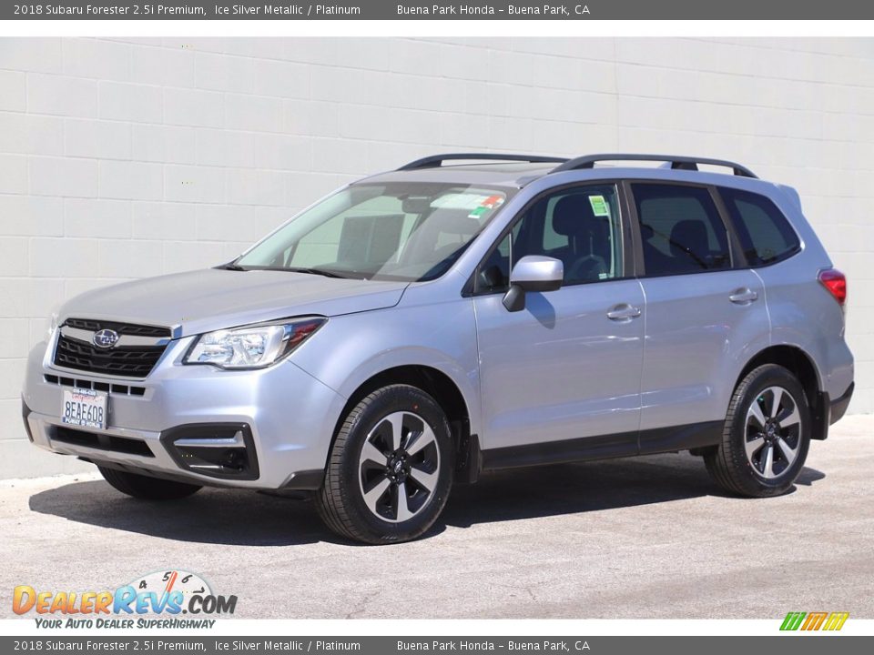 2018 Subaru Forester 2.5i Premium Ice Silver Metallic / Platinum Photo #10