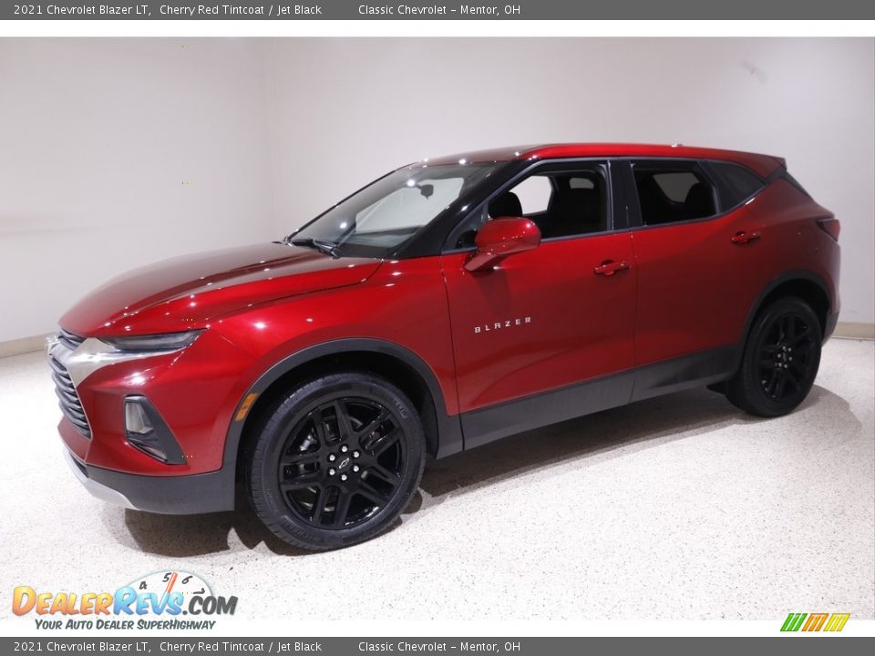 2021 Chevrolet Blazer LT Cherry Red Tintcoat / Jet Black Photo #3