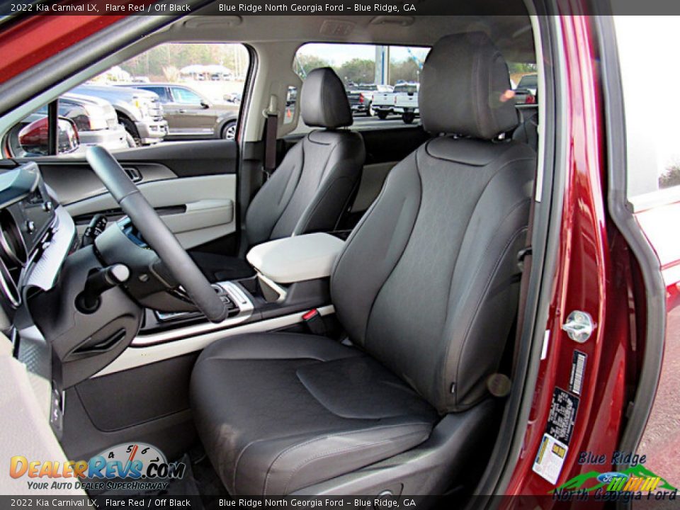 2022 Kia Carnival LX Flare Red / Off Black Photo #11