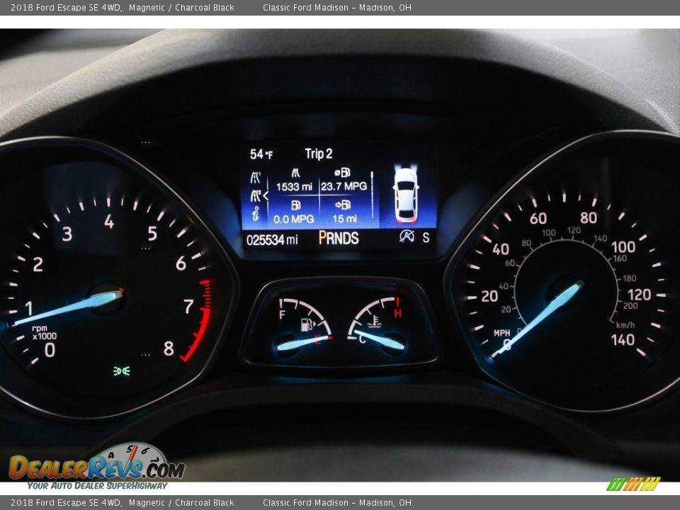 2018 Ford Escape SE 4WD Magnetic / Charcoal Black Photo #8