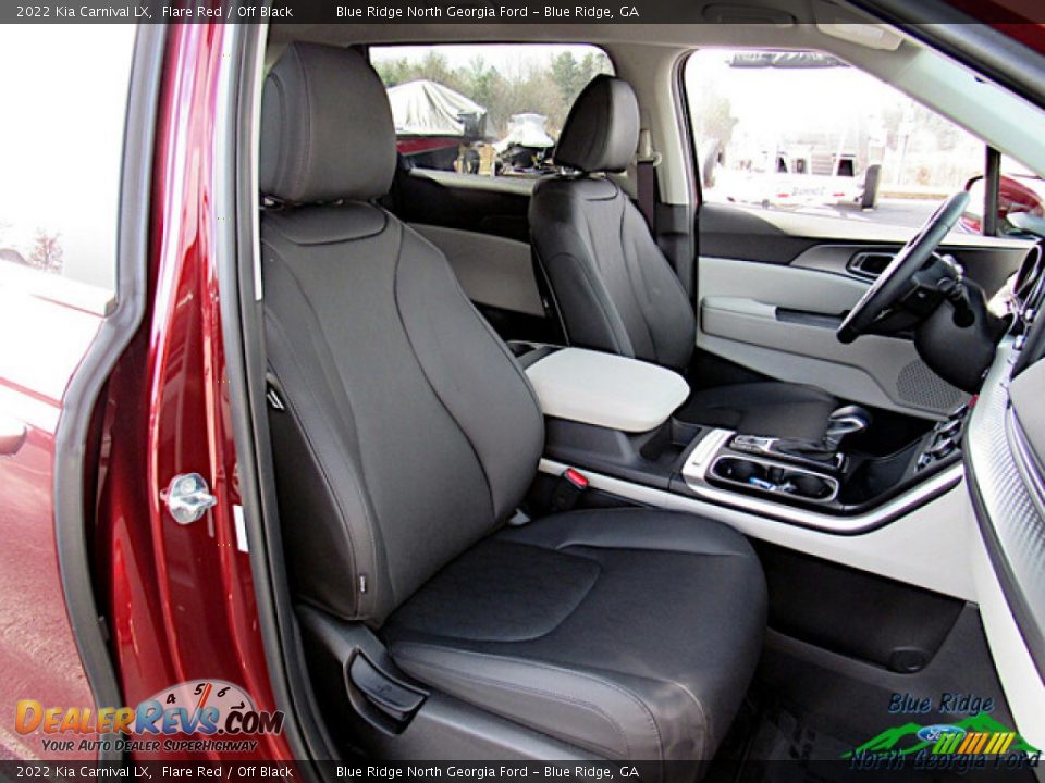 2022 Kia Carnival LX Flare Red / Off Black Photo #12