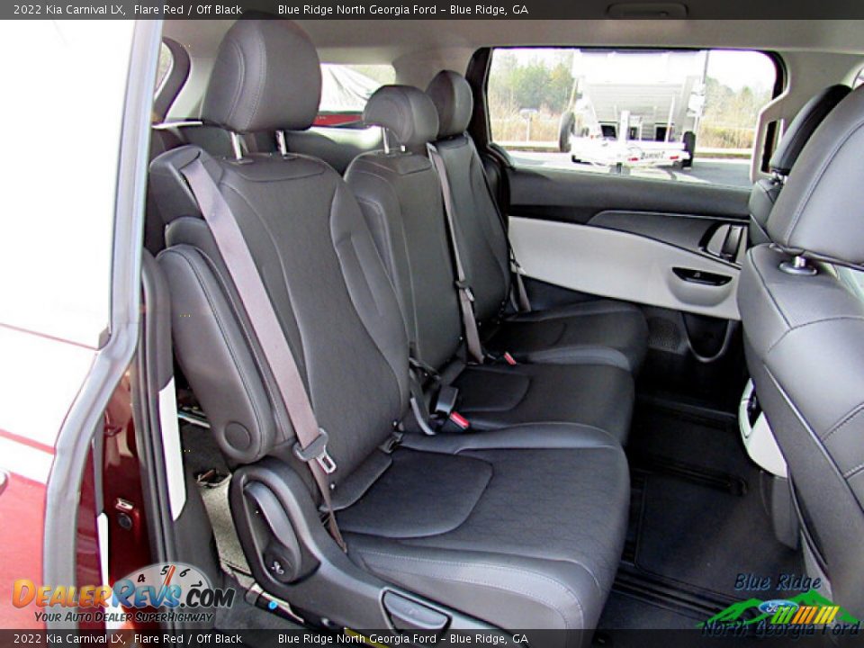 2022 Kia Carnival LX Flare Red / Off Black Photo #13