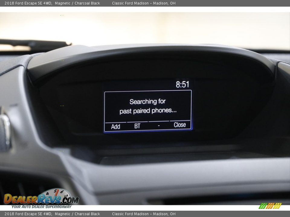 2018 Ford Escape SE 4WD Magnetic / Charcoal Black Photo #11