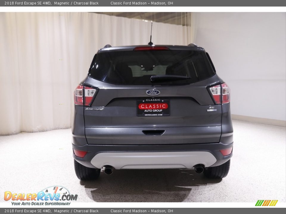 2018 Ford Escape SE 4WD Magnetic / Charcoal Black Photo #17
