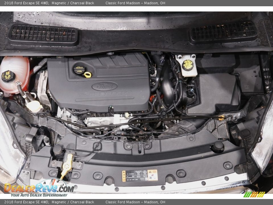 2018 Ford Escape SE 4WD Magnetic / Charcoal Black Photo #18