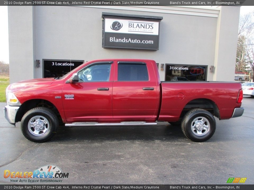 2010 Dodge Ram 2500 ST Crew Cab 4x4 Inferno Red Crystal Pearl / Dark Slate/Medium Graystone Photo #1