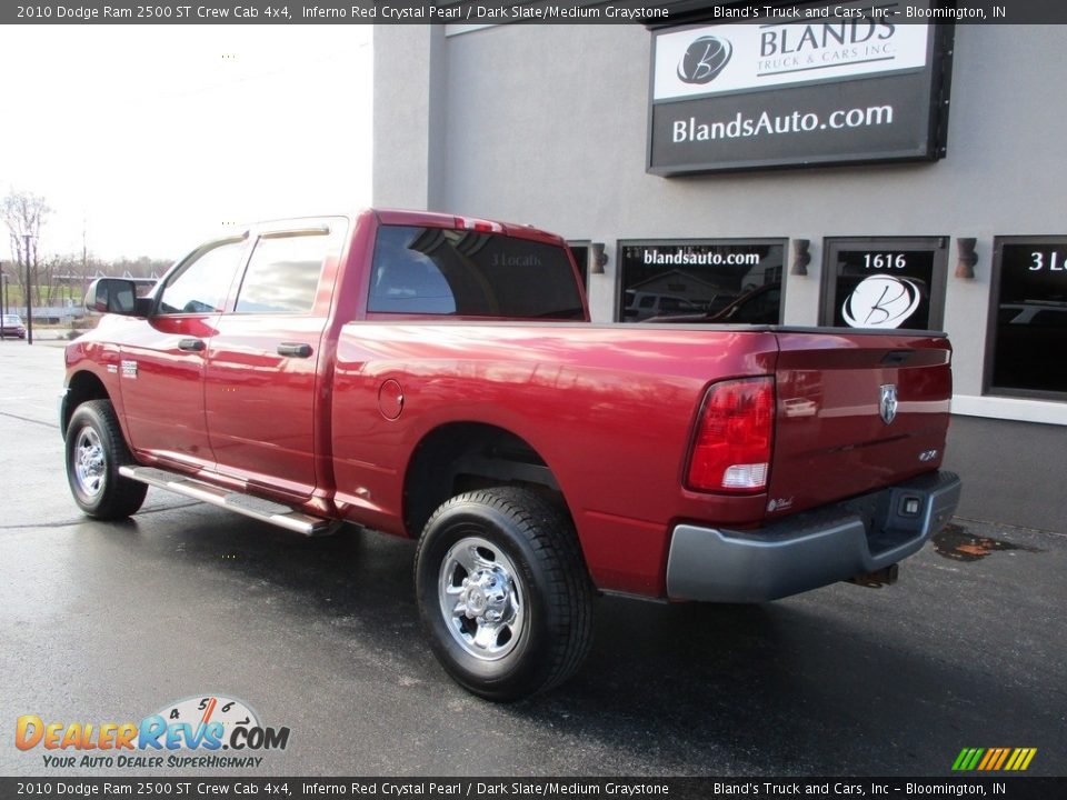 2010 Dodge Ram 2500 ST Crew Cab 4x4 Inferno Red Crystal Pearl / Dark Slate/Medium Graystone Photo #3