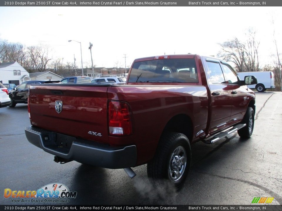 2010 Dodge Ram 2500 ST Crew Cab 4x4 Inferno Red Crystal Pearl / Dark Slate/Medium Graystone Photo #4