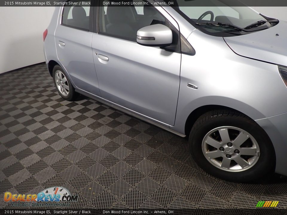 2015 Mitsubishi Mirage ES Starlight Silver / Black Photo #3