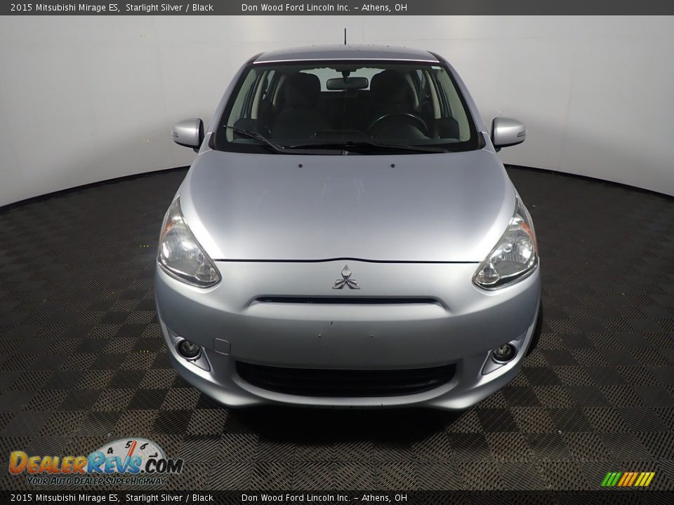 2015 Mitsubishi Mirage ES Starlight Silver / Black Photo #4