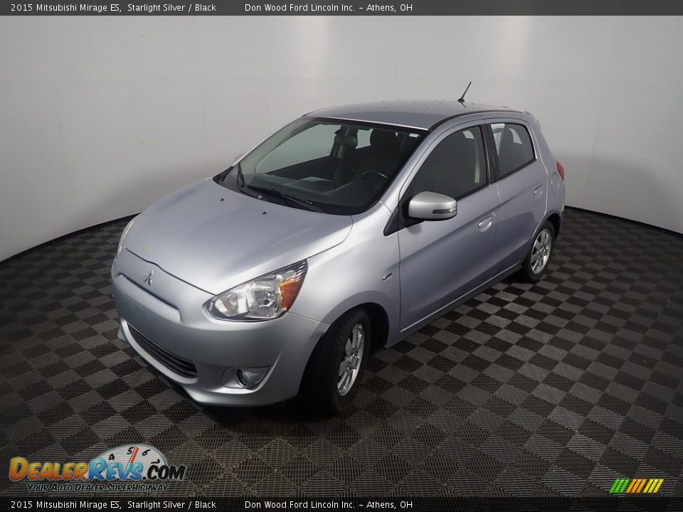 2015 Mitsubishi Mirage ES Starlight Silver / Black Photo #8