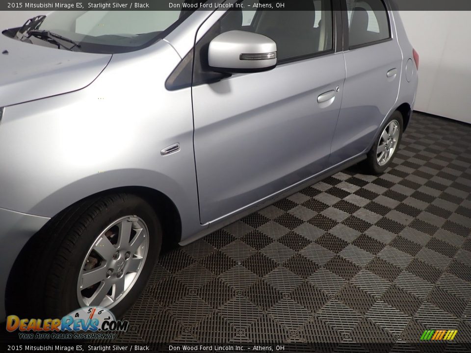 2015 Mitsubishi Mirage ES Starlight Silver / Black Photo #9