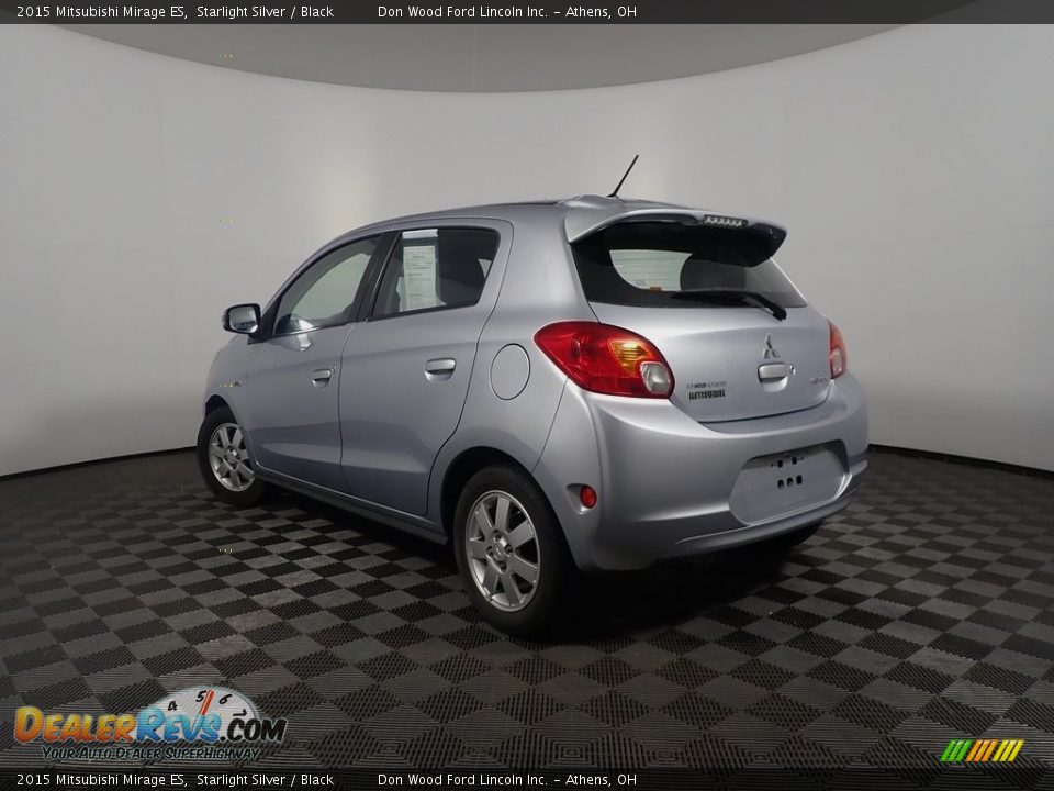 2015 Mitsubishi Mirage ES Starlight Silver / Black Photo #10