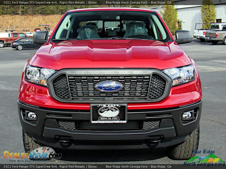 2021 Ford Ranger STX SuperCrew 4x4 Rapid Red Metallic / Ebony Photo #8