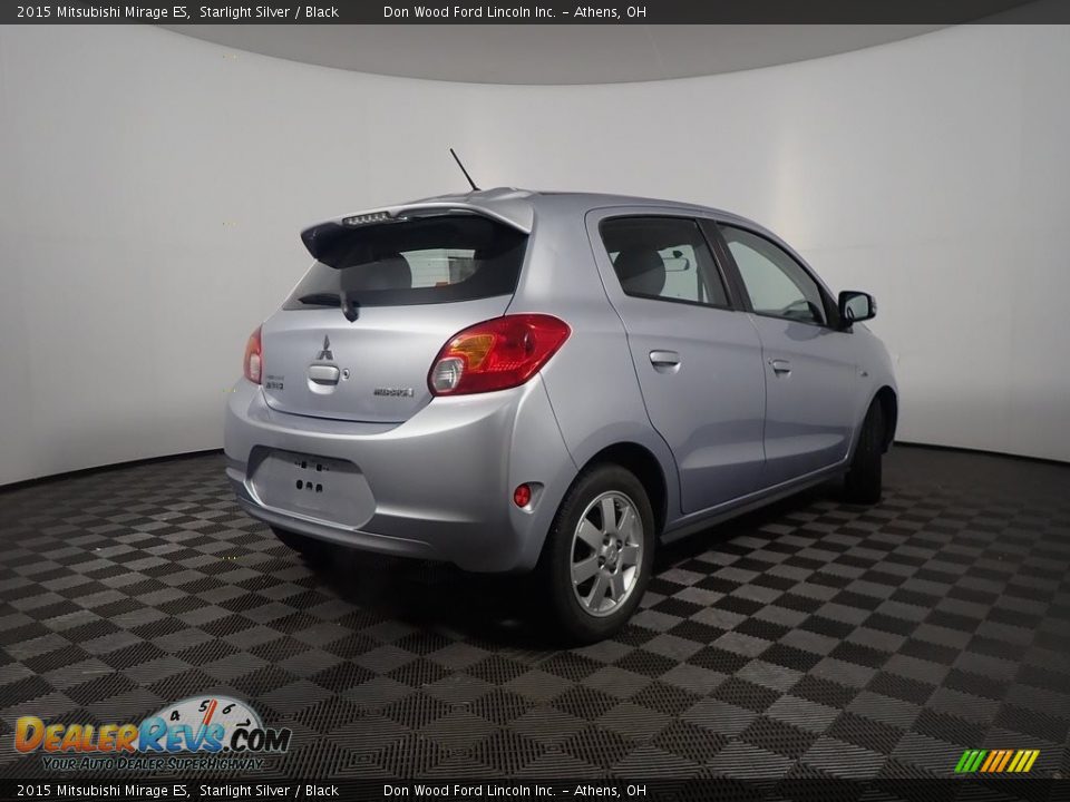 2015 Mitsubishi Mirage ES Starlight Silver / Black Photo #15