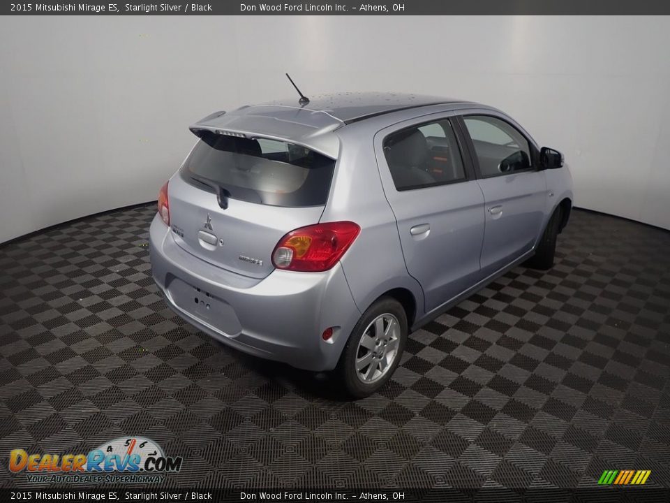 2015 Mitsubishi Mirage ES Starlight Silver / Black Photo #16