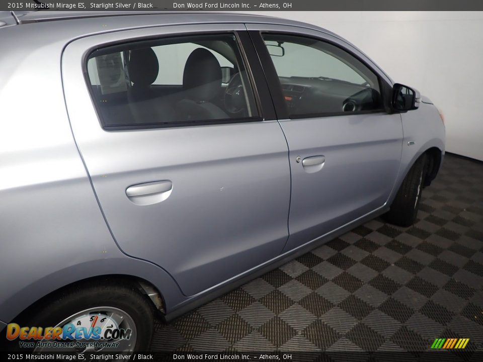 2015 Mitsubishi Mirage ES Starlight Silver / Black Photo #18