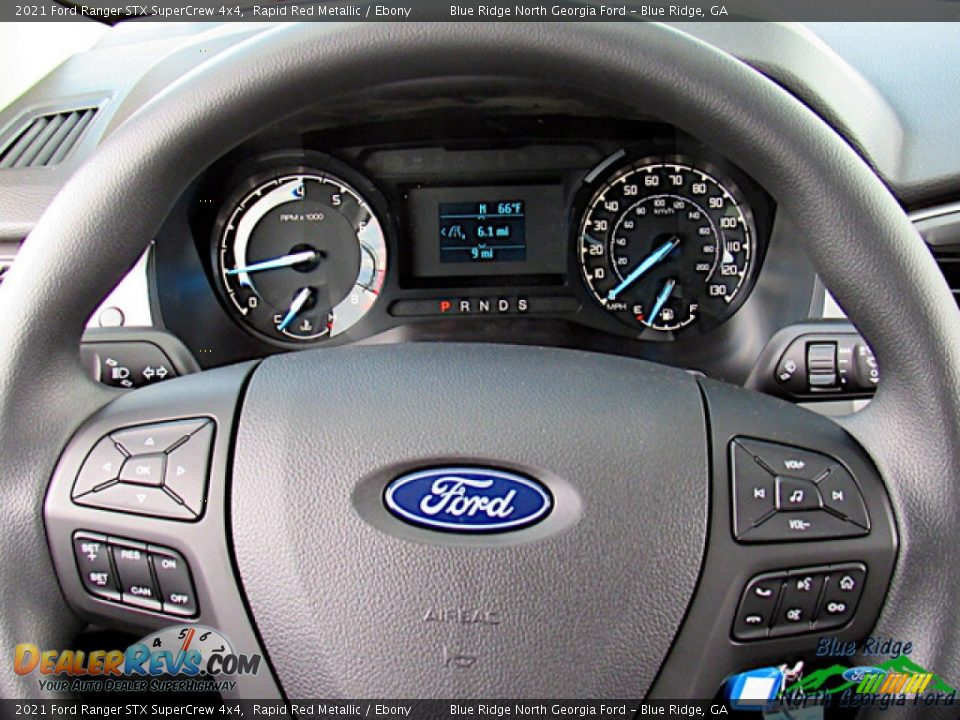 2021 Ford Ranger STX SuperCrew 4x4 Rapid Red Metallic / Ebony Photo #17