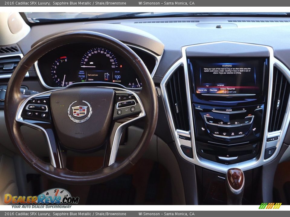 2016 Cadillac SRX Luxury Sapphire Blue Metallic / Shale/Brownstone Photo #16