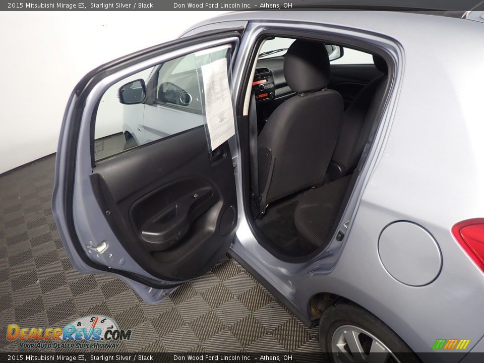 2015 Mitsubishi Mirage ES Starlight Silver / Black Photo #32