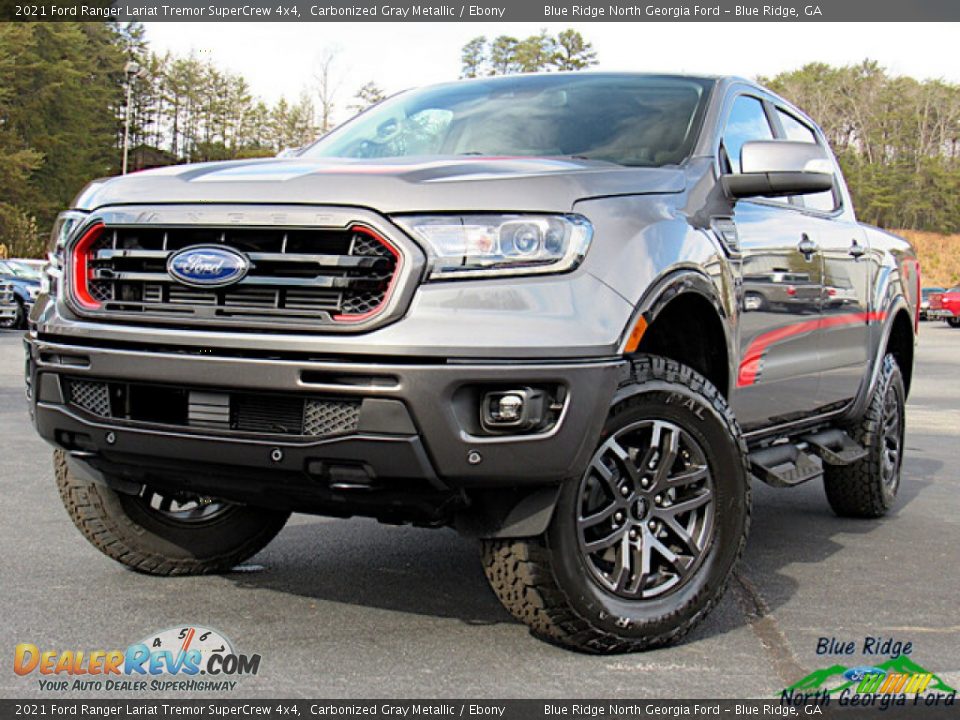 2021 Ford Ranger Lariat Tremor SuperCrew 4x4 Carbonized Gray Metallic / Ebony Photo #1