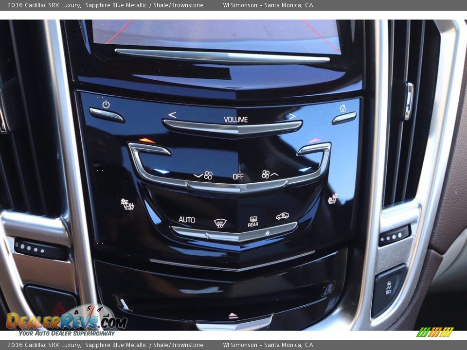 2016 Cadillac SRX Luxury Sapphire Blue Metallic / Shale/Brownstone Photo #23