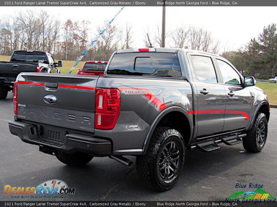 2021 Ford Ranger Lariat Tremor SuperCrew 4x4 Carbonized Gray Metallic / Ebony Photo #5