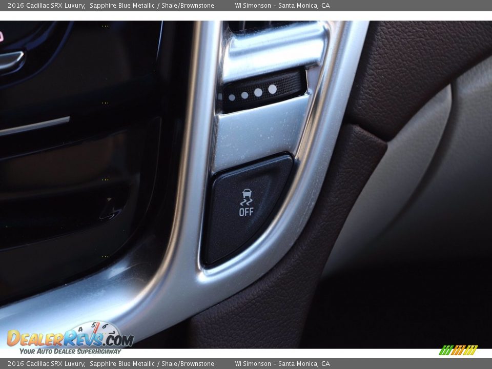 2016 Cadillac SRX Luxury Sapphire Blue Metallic / Shale/Brownstone Photo #24