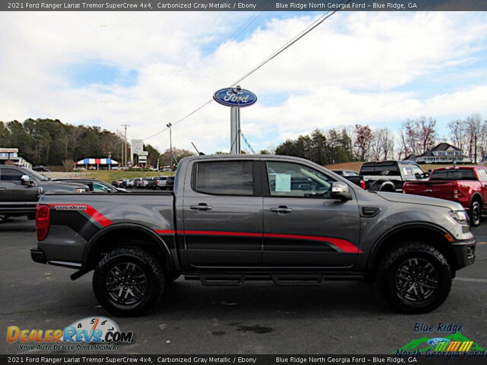 2021 Ford Ranger Lariat Tremor SuperCrew 4x4 Carbonized Gray Metallic / Ebony Photo #6